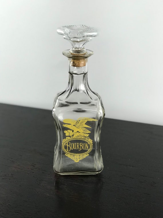 Vintage Bourbon Decanter With Eagle Design Atomchicago Etsy