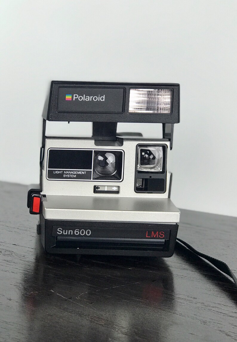 Vintage Polaroid Sun 600 LMS Instant Camera Tested Excellent Etsy