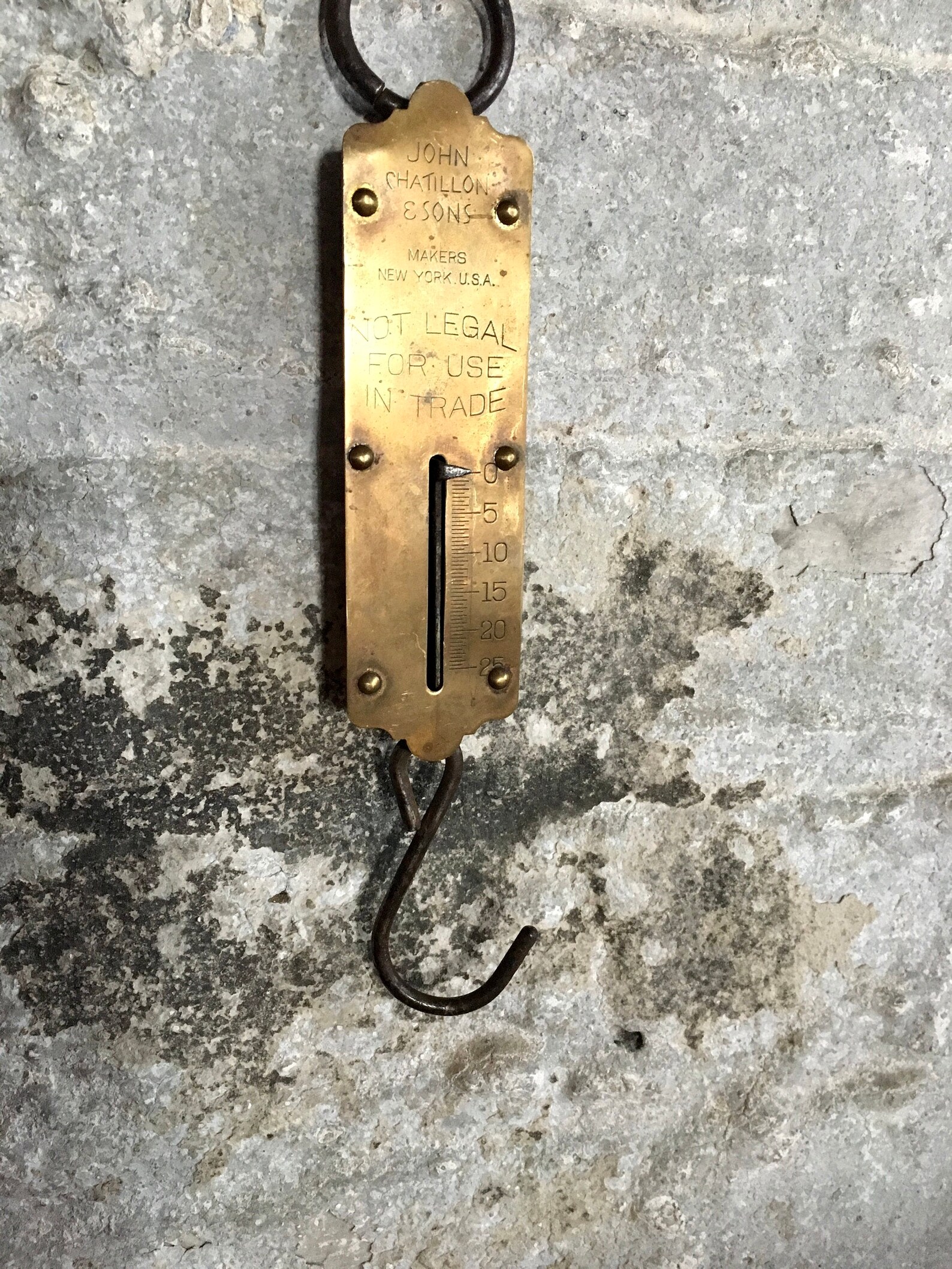 Antique Wall Balance Scale John Chatillon & Sons Scale Etsy