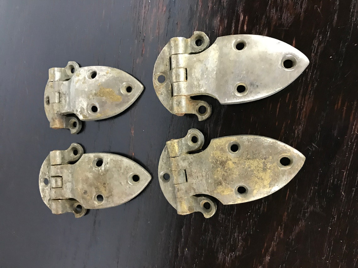 Antique Ice Box Hinges Atomchicago Etsy