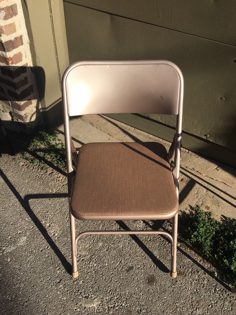 Vintage Samsonite Folding Chair Vinyl Metal Folding Chair Etsy