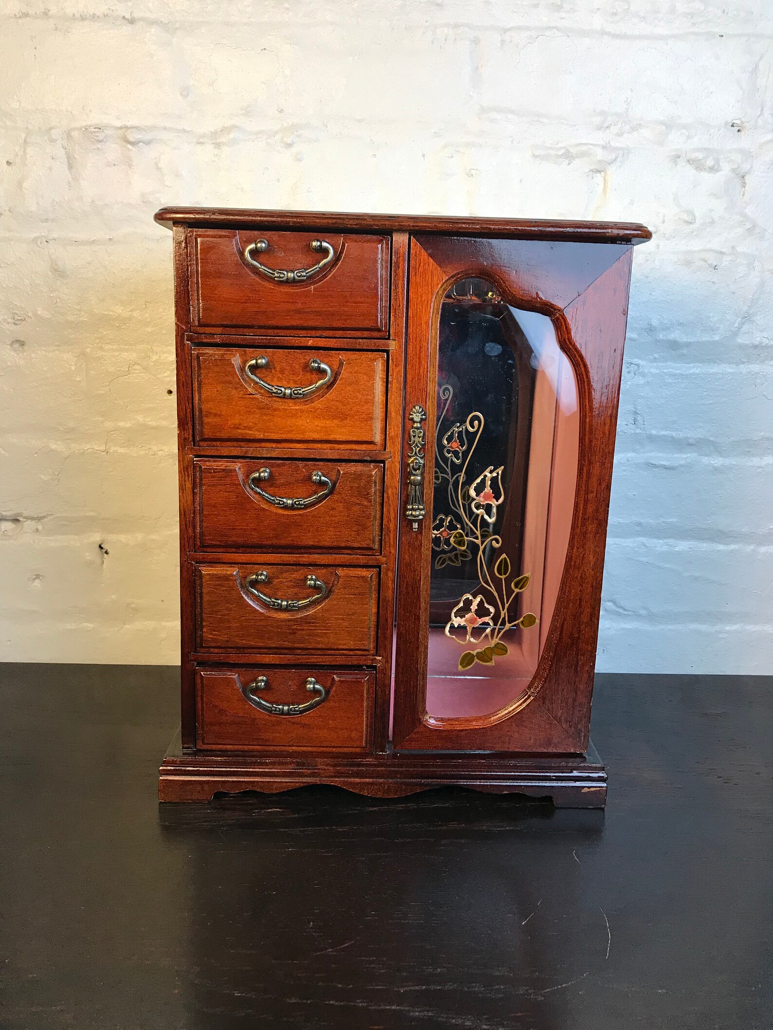 15 Tall Jewelry Box Armoire Large Jewelry Box With Drawers Etsy