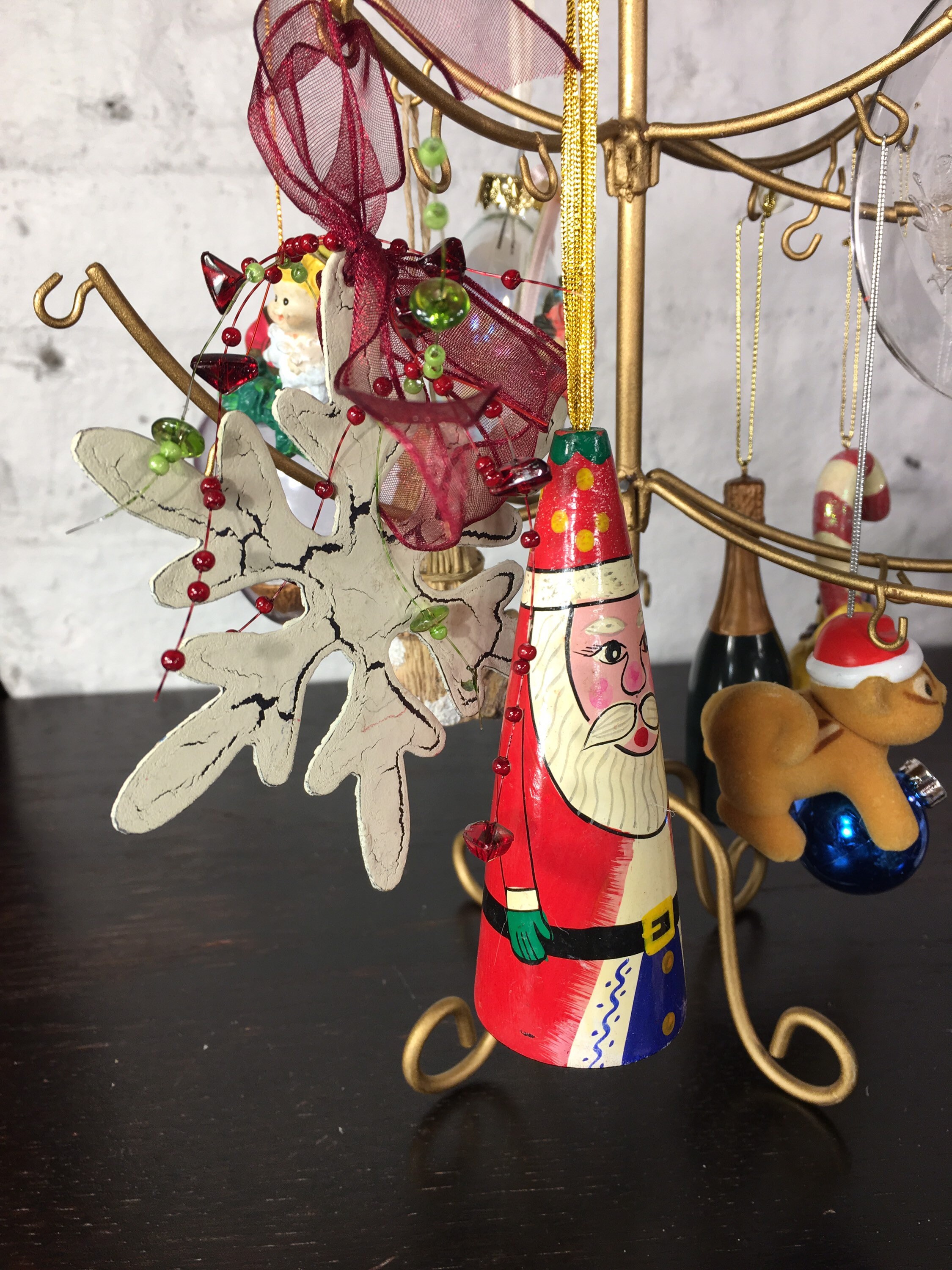 Little Christmas Tree With Ornaments Christmas Ornaments Etsy