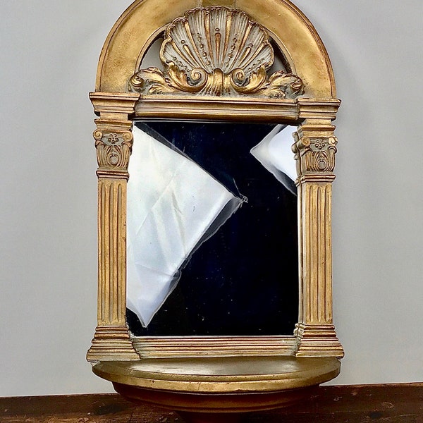 Mirror With Shelf Etsy