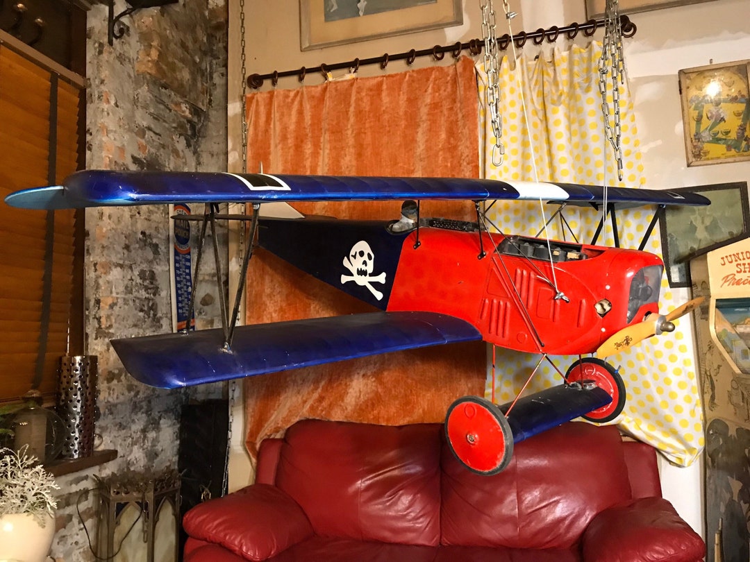 Biplane Scale Model 1919 Fokker Large Scale Model Airplane Etsy
