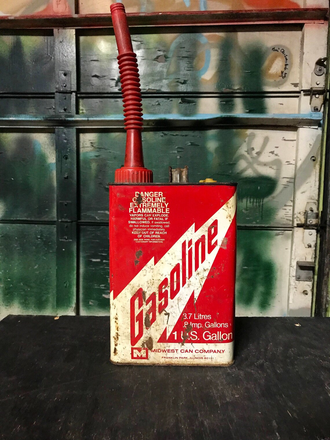 Vintage Gasoline Can Vintage Advertising Petroliana Etsy