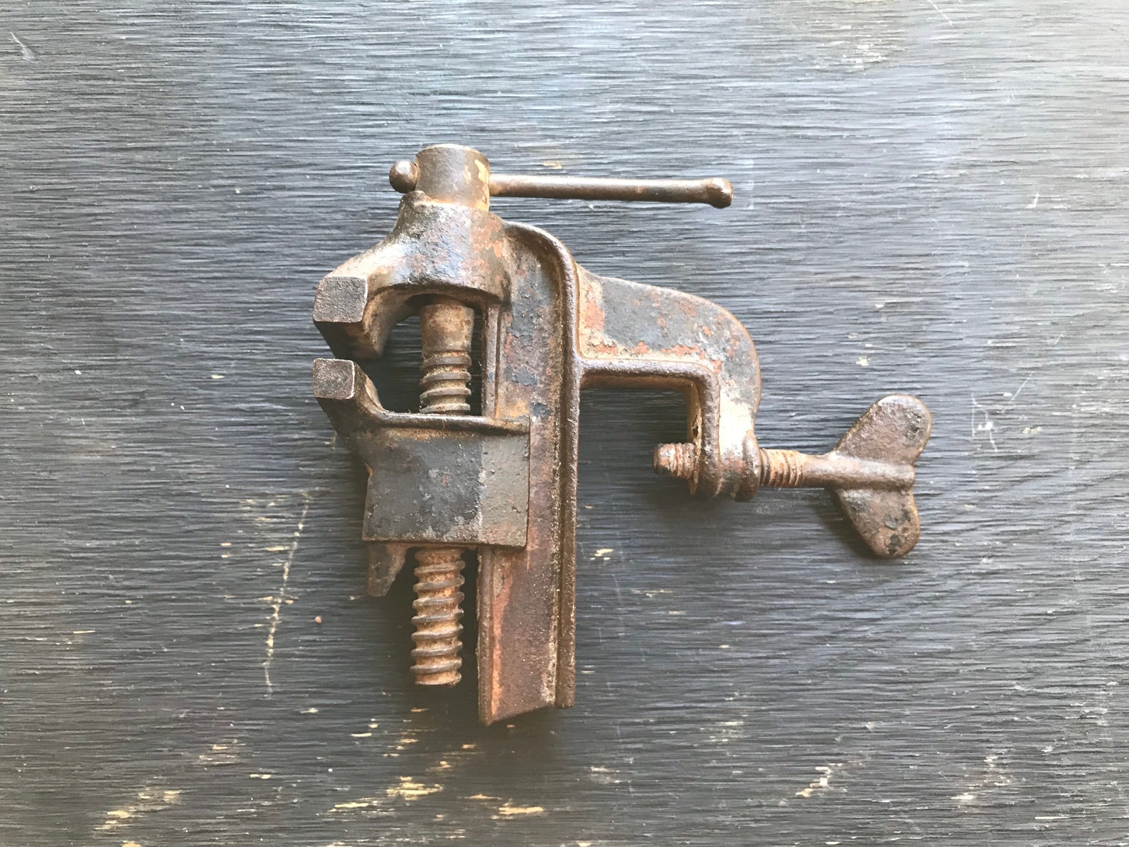 Vintage Antique Small Vise Machinist Anvil Atomchicago Etsy