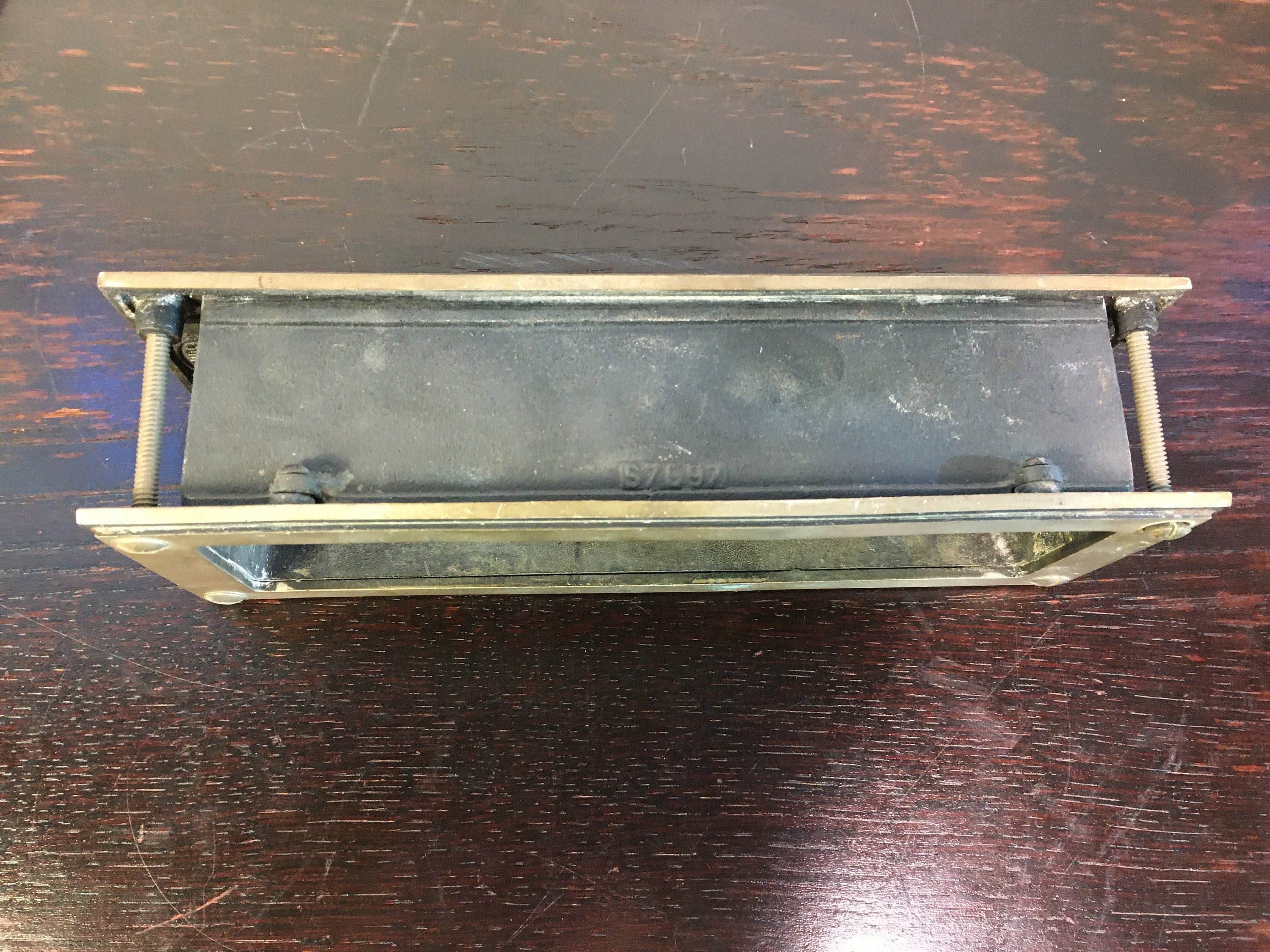 Antique Large Mail Slot Brass Door Letter Box Mail Door Etsy