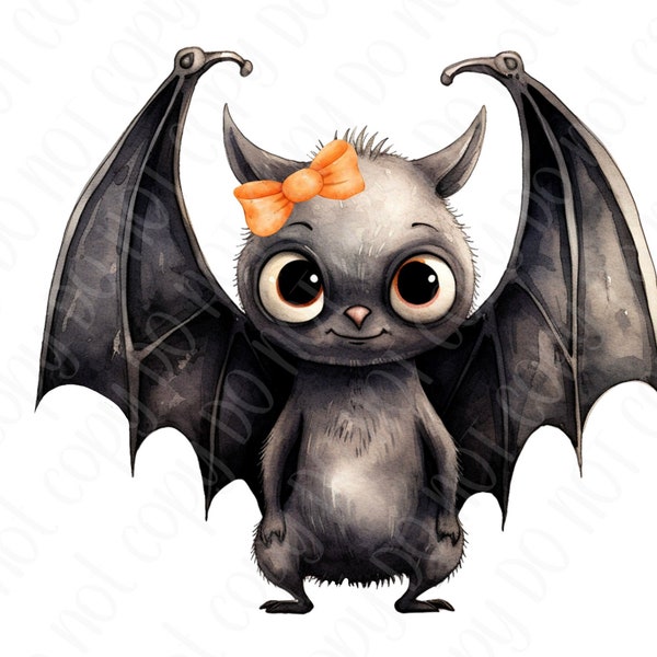 Two Designs Included in this listing! Cute Lil Bat.  Digital File, PNG and JPG, Sublimation Download.  High quality digital file.