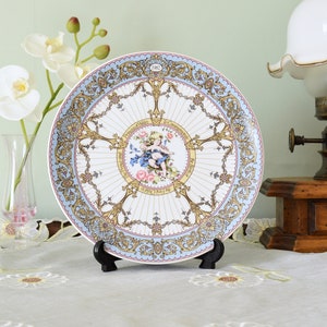 Assiette décorative vintage Royal Worcester Le prince et la princesse de Galles c1982 Fabriquée en Angleterre #2207043