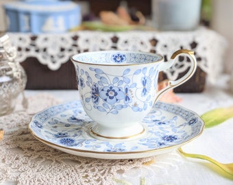 ヴィンテージ ナルミ ミラノ コーヒーカップ＆ソーサー ボーンチャイナ