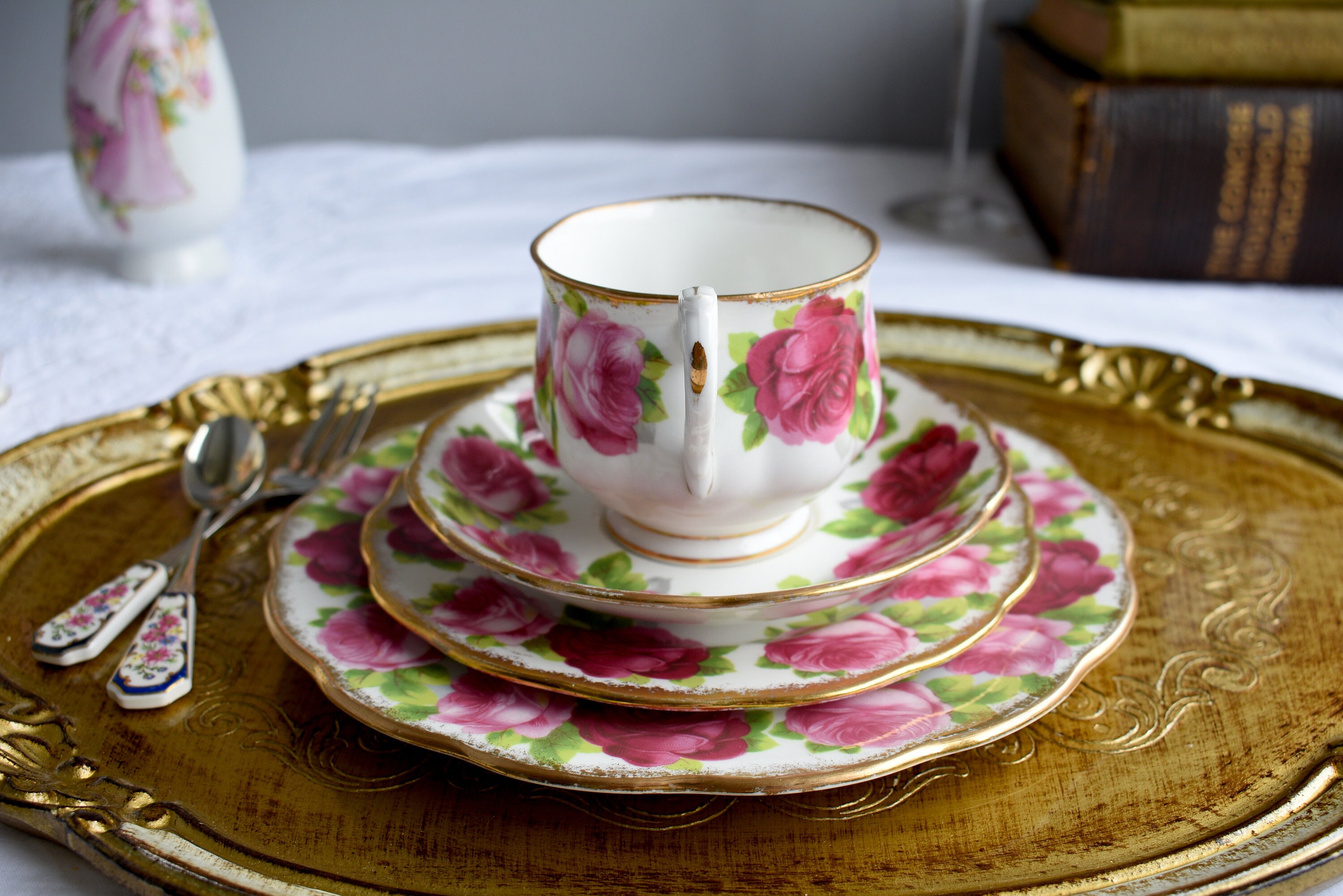 ロイヤル・アルバート　ピアスミニチュアティーセット ロイヤルアルバート ミニチュア ティーセット オールドカントリー