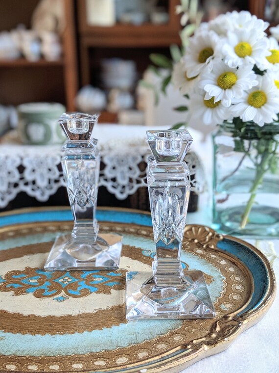 土日セール‼️リードクリスタル キャンドルホルダー 2個セット セール‼️リードクリスタル キャンドルホルダー 2個セット セール