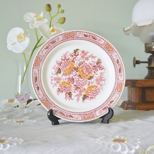Replacement Vintage Ridgways Ironestone Canterbury Staffordshire Genuine Hand Engraving small plate 20.5cm #2305221