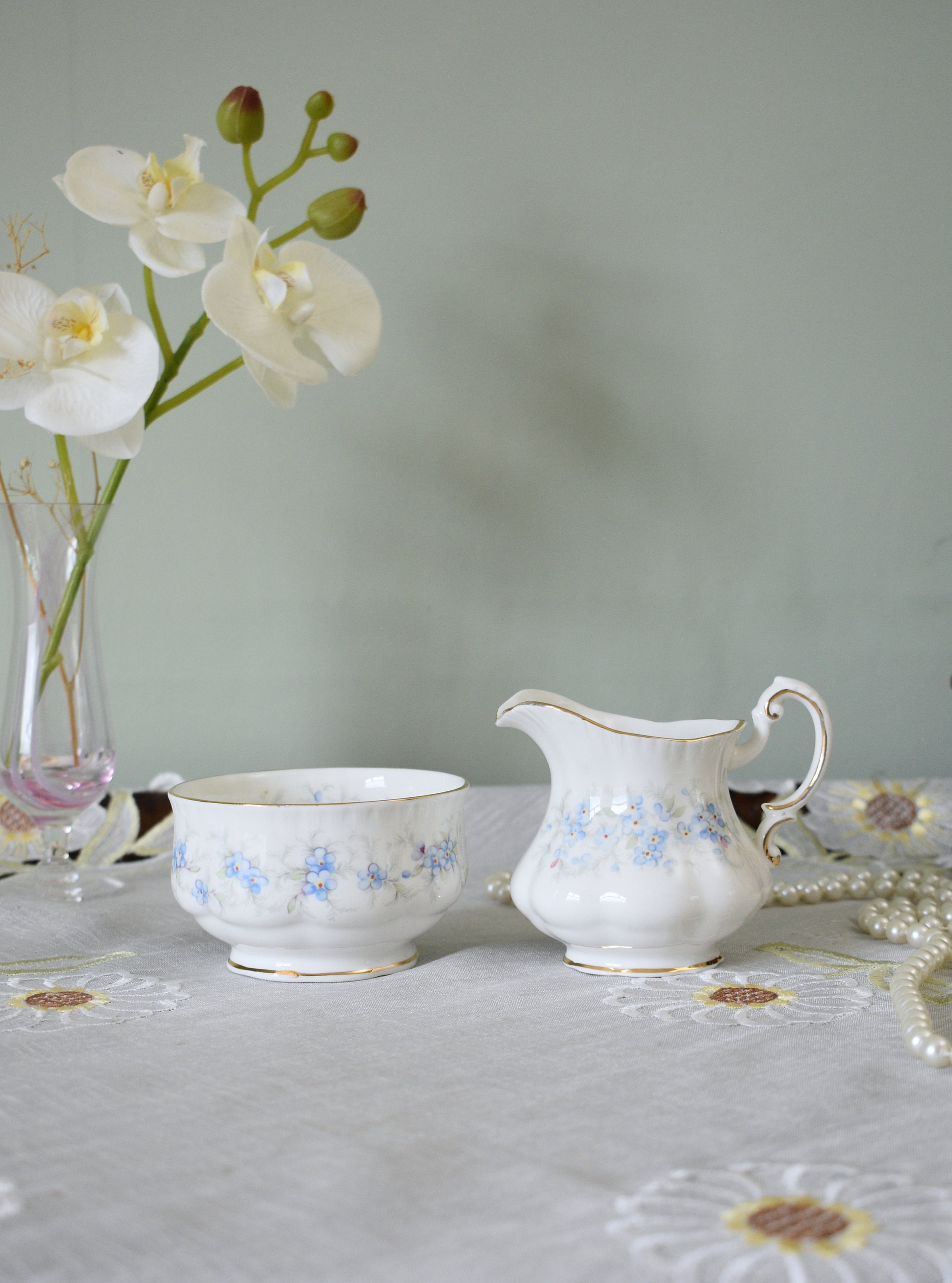 Johann Haviland Moss Rose Cup & Saucer 6368376 | eBay
