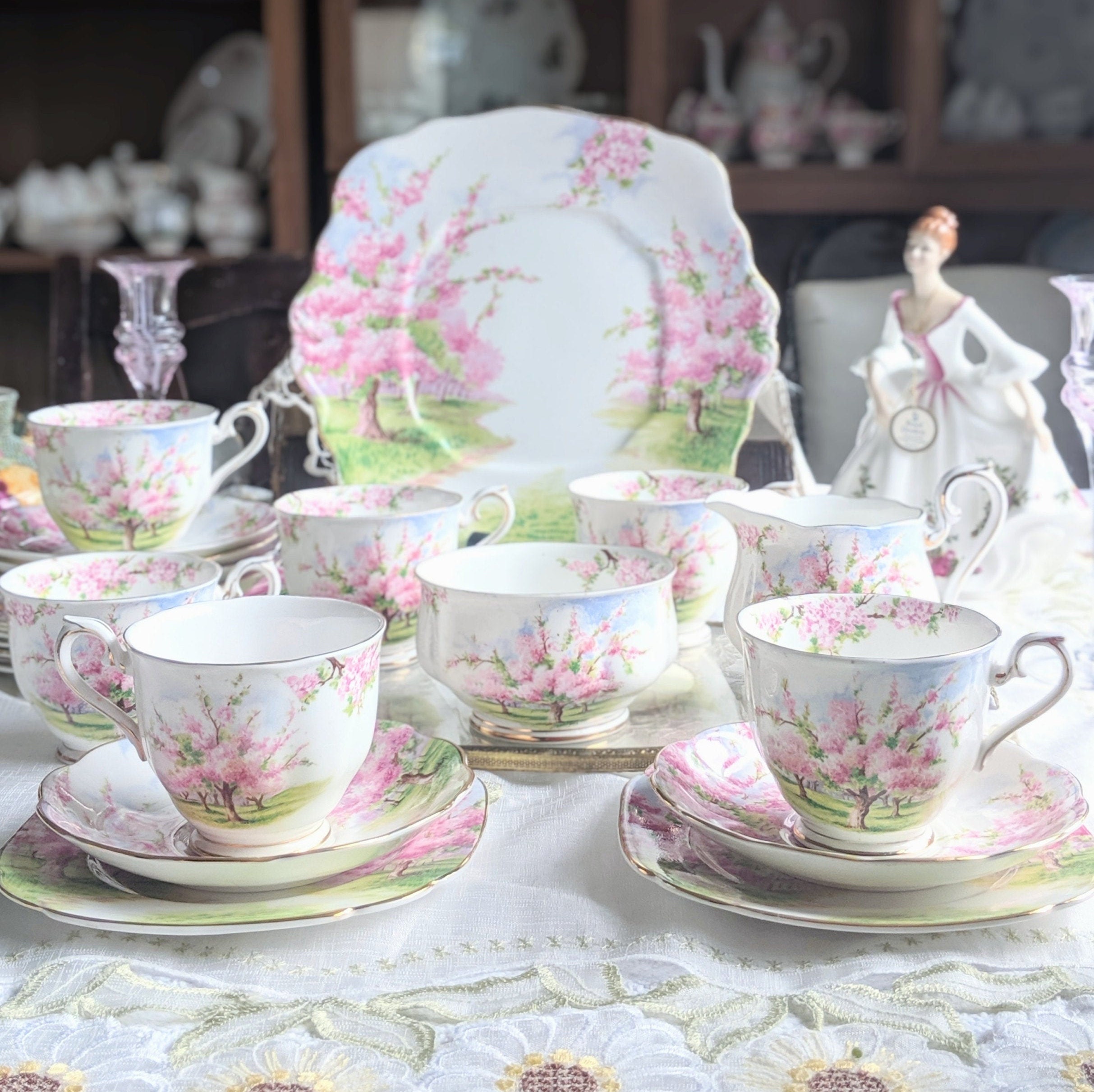 Vintage Royal Albert Blossom Time Tea Set Reg No 799033