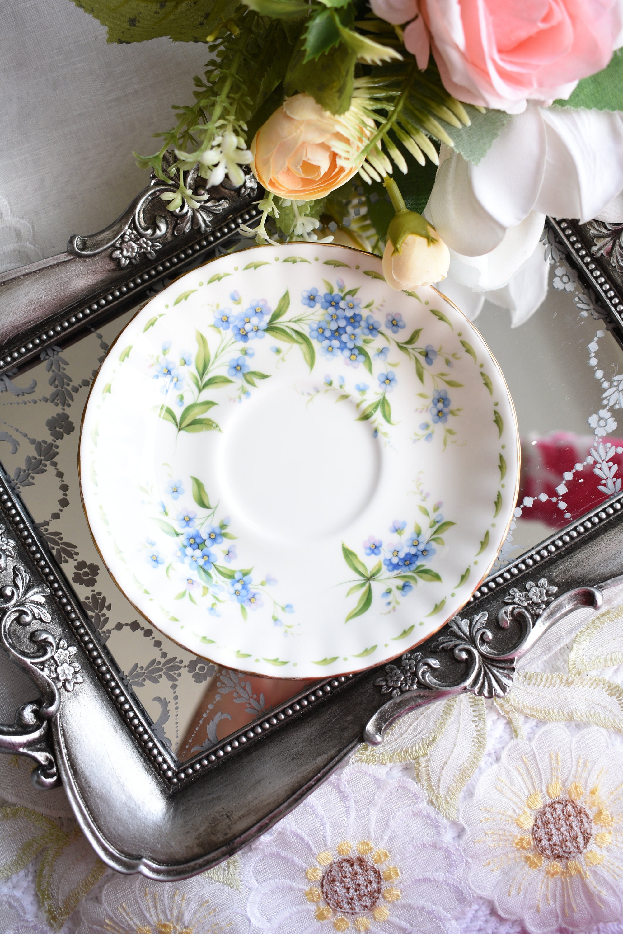 Vintage Royal Albert Flower of the Month Duo set July For Etsy