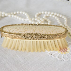 Vintage Regent of London Removeable Vanity Brush / Coat Brush in gold filigree, dressing Vanity , Vintage home decor #2210141