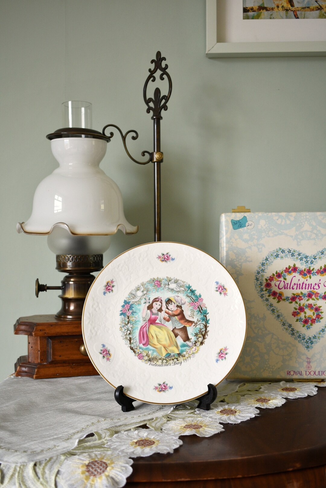 Royal Doulton Valentine's 1979 Day Plate 21cm Decorative Etsy