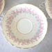 Pretty Vintage Tuscan Hand Decorated Pink Little Daisy Bone China Tea ...