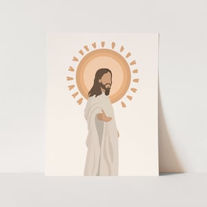 Jesus Christ - Hand Outreached Print - PHYSICAL PRINT