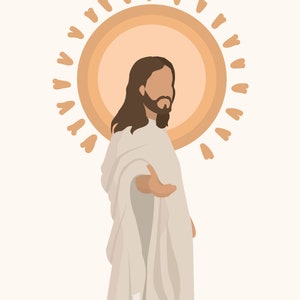 Jesus Christ Hand Outreached Print PHYSICAL PRINT - Etsy