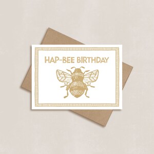 Hap-Bee Birthday Card