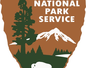 National Park Service emblem Arrowhead Vector File SVG, pdf, dxf, ai, png, eps