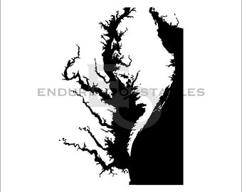 Chesapeake Bay SVG file