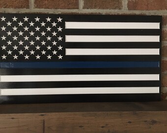 Thin Blue Line Flag