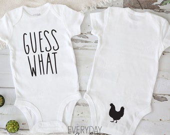 Guess What Chicken Butt Long Sleeve Onesie Baby Bodysuit Funny Meme Shirt Gift Guess What Chicken Butt Long Sleeve Onesie Baby Bodysuit Funny Meme Shirt Gift