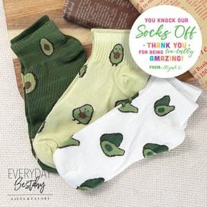3 Paar Avocado-Socken, Avocado-Partygeschenke, Babypartygeschenke, Heilige Guacamole-Geburtstagsgeschenk, Geschenk für neue Mutter, Muttertagsgeschenk, Geschenk für Mama