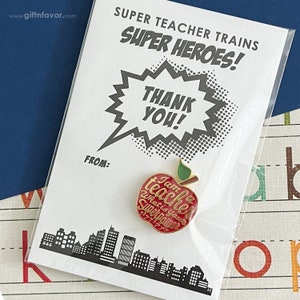 Ich bin ein Lehrer, was ist Ihre Superkraft Pin, Super Lehrer Emaille Pin, Emaille Pin für Lehrer, Geschenk für Lehrer, Lehrer Wertschätzung Woche Geschenk