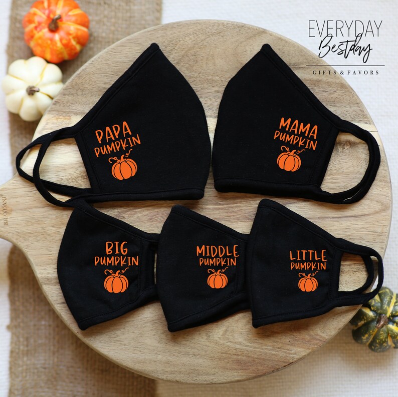 Pumpkin Face Maskspumpkin Patch Face Maskpumpkin Face Mask Etsy