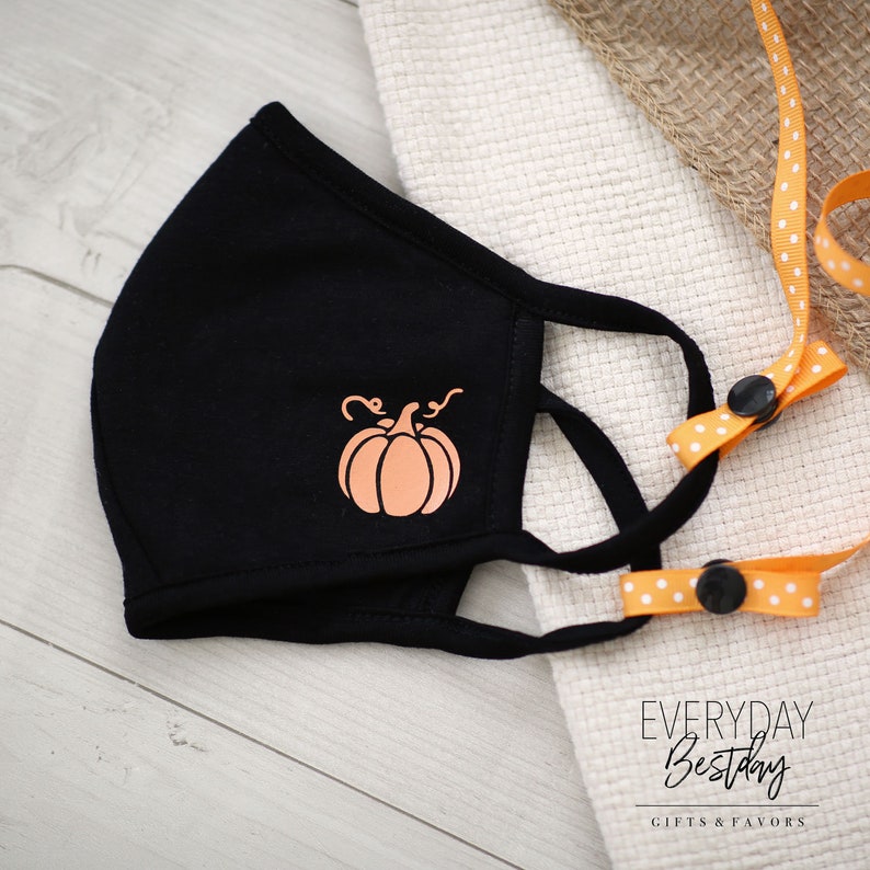 Pumpkin Face Maskspumpkin Patch Face Maskpumpkin Face Mask Etsy