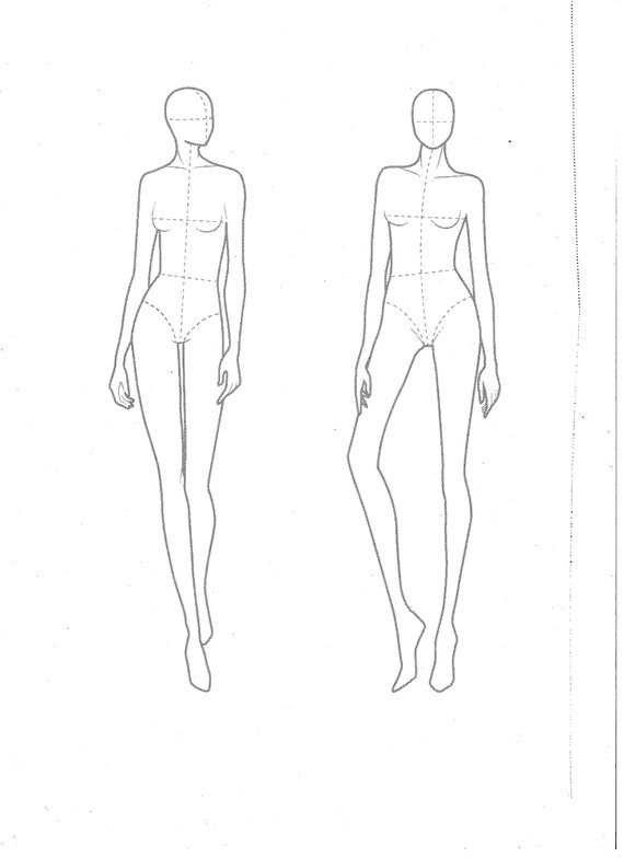 Menswear croquis top