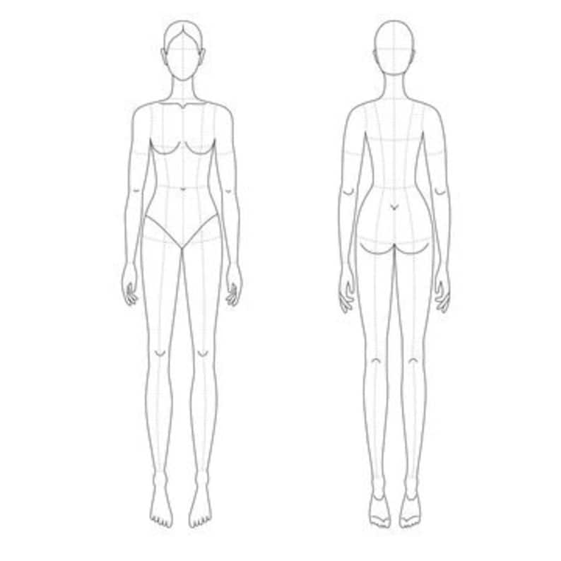 FASHION DESIGN CROQUIS Fashion Template Woman #39 s Silhouette Clothing FASHION DESIGN CROQUIS Fashion Template Woman #39 s Silhouette Clothing