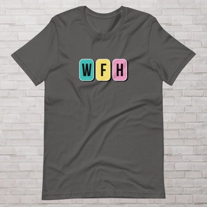 WFH Tiles Tee Shirt, Home Office Gifts, Work From Home Gift, Remote Work Gift, Home Office Shirt