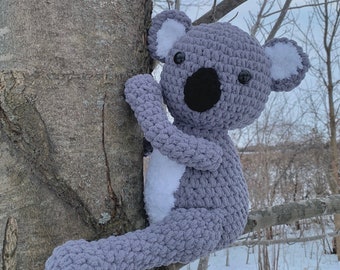 PDF Pattern Koala Bear Crochet Pattern | Bernat Blanket Yarn Stuffed Animal | One Skein Project | Kid&#39;s Toy Australian Animal