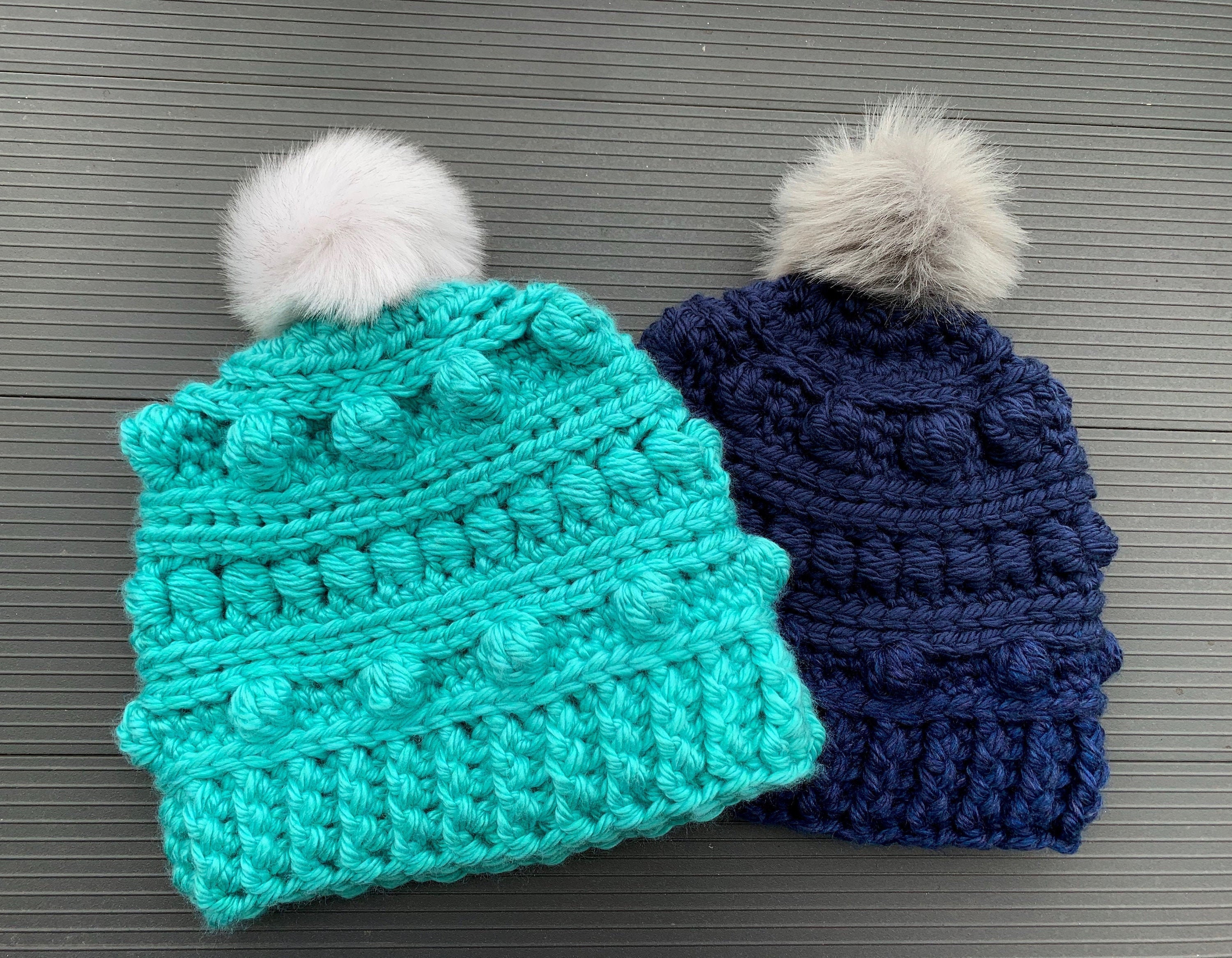 PDF Pattern Colette Chunky Beanie - Crochet Written and Video Pattern - Winter Hat, Thick and Warm Cap - Hometown USA Yarn Project
