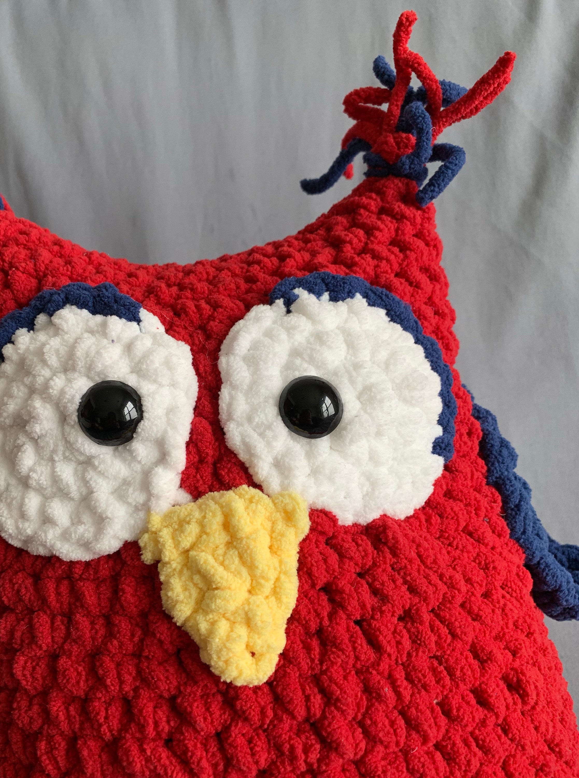 PDF Pattern Owl Pillow Quick and Easy Crochet Pattern Bernat Blanket