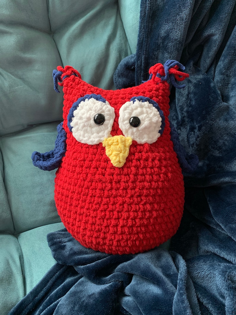 PDF Pattern Owl Pillow Quick and Easy Crochet Pattern Bernat Blanket