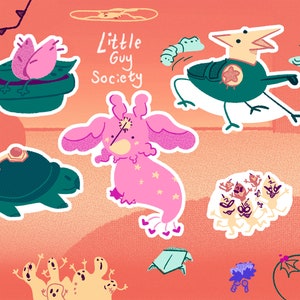 Little Guy Society Sticker Sheet