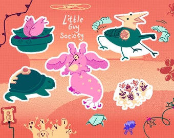 Little Guy Society Sticker Sheet