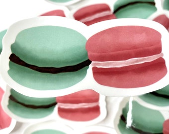 French Macarons Vinyl Waterproof Sticker