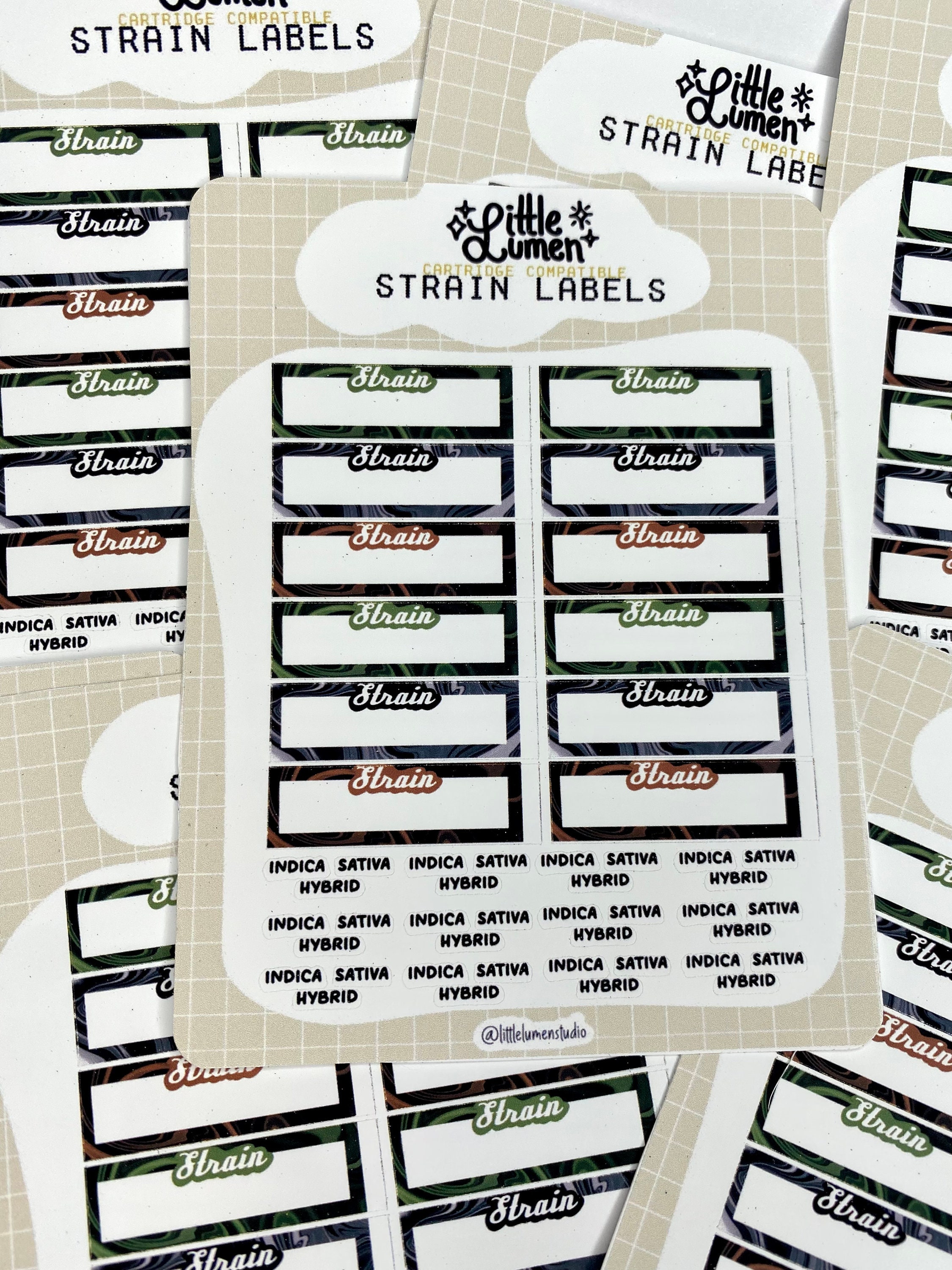 Dab Cartridge Labels Style 3 420 Oil Pen Labels for - Etsy