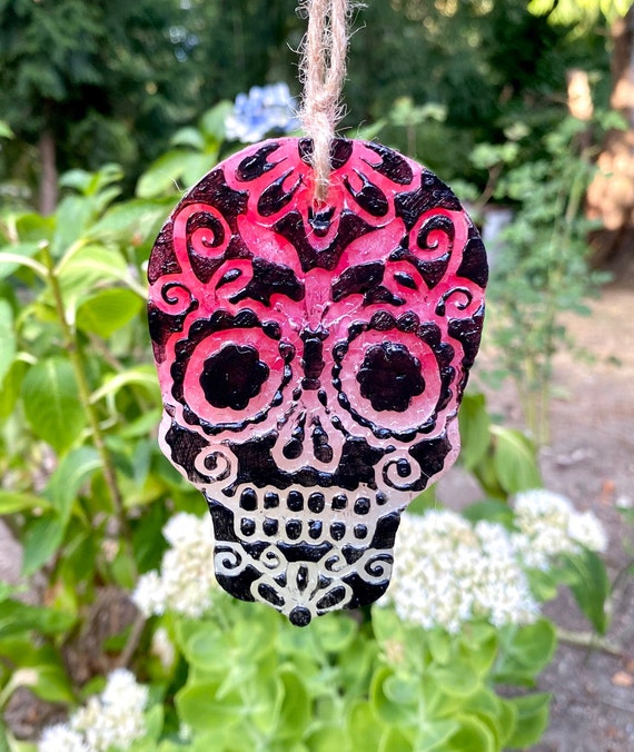 Personnalisé Calavera Car Freshener Sugar Skull Aroma Bead Car