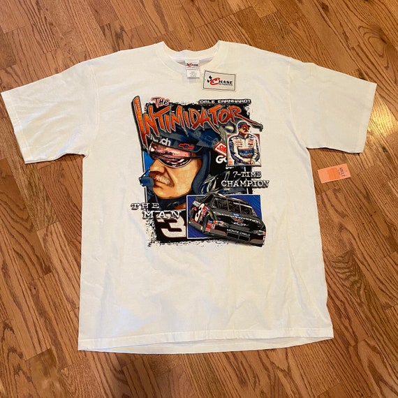 VintageBootyGoods Vtg 90s Dale Earnhardt SR Graphic T Shirt Chase Authentics Streetwear XL Nascar