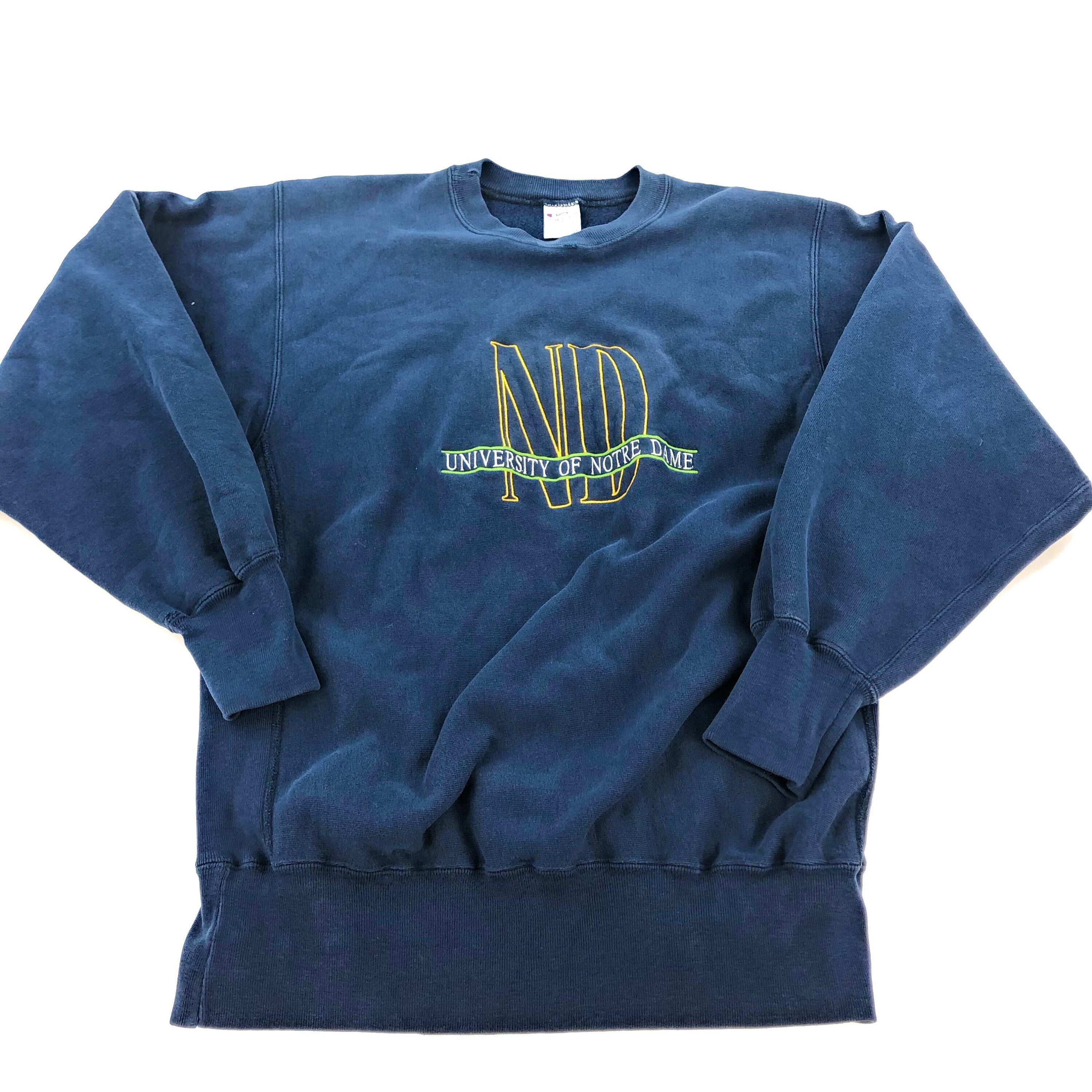 notre dame champion reverse weave sweatshirt