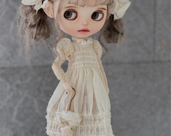 NEW Fashionable Doll Dress Blythe Doll Dress Blythe Doll Clothes Azone Body Skirt OB24 Doll Clothes Doll Umbrella Photo Shooting Outfit